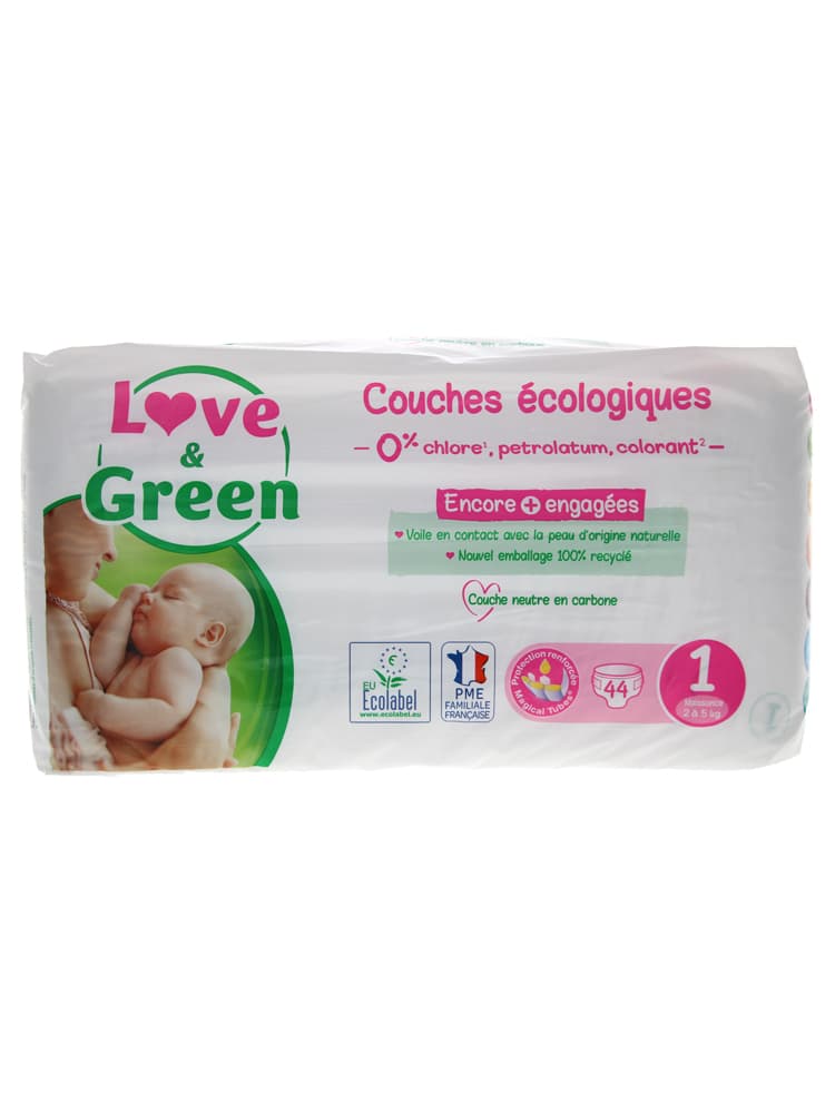 Love & Green Couches Hypoallergéniques et Écologiques T1 X 44