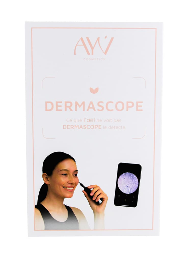 AYV Cosmetics Dermascope Pince Multifonctions HD Coffret - Couleur : Blanc